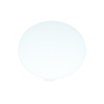 Deurstopper rond wandmontage 50 mm wit