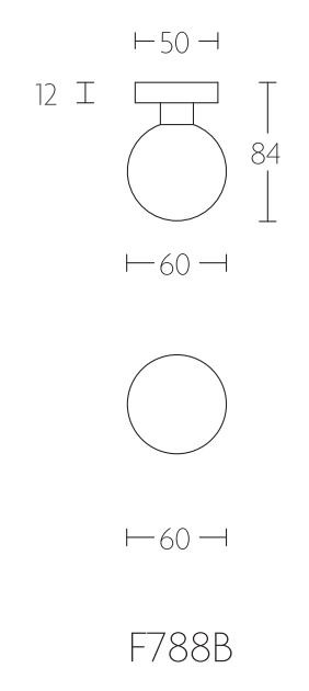 Voordeurknop TIMELESS F788/60V Vast PVD mat nikkel - Afbeelding 2