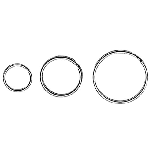 Sleutelring RVS 24 mm 10 st.