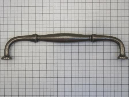 Vaste rustieke handgreep ijzer blank 160 mm