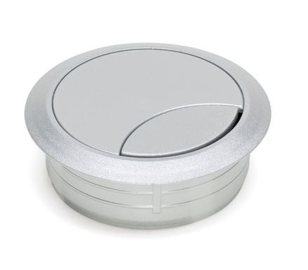 Kabeldoorvoer Rond Aluminium (kleur) 60 mm