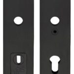 Veiligheidsbeslag PC72 met kerntrek beveiliging SQUARE LSQSM-50KT kruk/kruk SKG3 Zwart