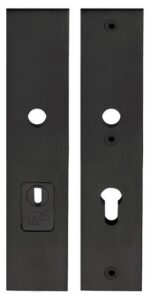 Veiligheidsbeslag PC92 met kerntrek beveiliging SQUARE LSQSM-50KT kruk/kruk SKG3 Zwart