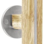 Deurkruk PIET BOON PBT22/50 Mat RVS/Eikenhout