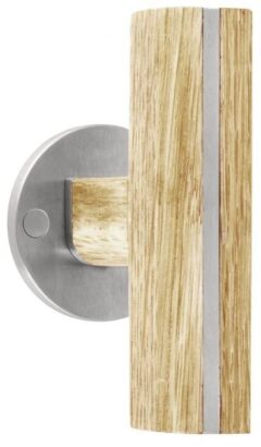 Deurkruk PIET BOON PBT22/50 Mat RVS/Eikenhout