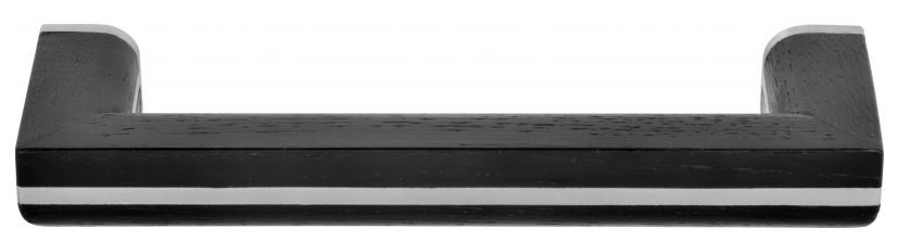 Meubelgreep PIET BOON PB22/160 mm Mat RVS/Eikenhout Zwart