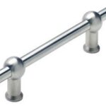 Greep T-Vorm 18 mm Recht RVS 128 mm