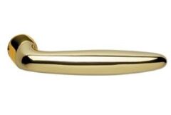 Deurkruk Sigaar messing gelakt