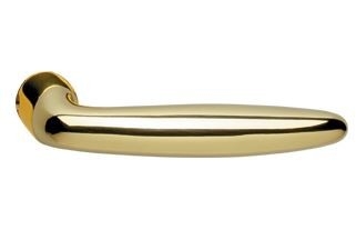 Deurkruk Sigaar messing gelakt