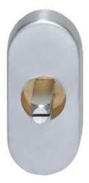 Raamkruk basisplaat hals Ø18mm Chroom mat