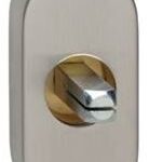 Raamkruk basisplaat hals Ø18mm Nikkel Mat