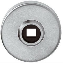 Rozet verdekt met veer rvs