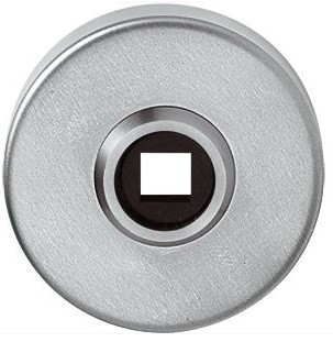 Rozet verdekt met veer rvs