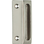 Sluitplaat + kom Ferraro 70x30 Nikkel mat