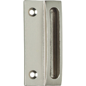 Sluitplaat + kom Ferraro 70x30 Nikkel mat