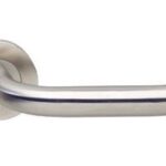 Gatdeel Rechts Deurkruk Rond op Rond Rozet RVS