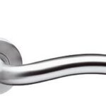 Gatdeel Rechts Deurkruk Lisa op Rond Rozet RVS