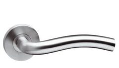 Gatdeel Rechts Deurkruk Lisa op Rond Rozet RVS