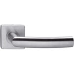 Gatdeel Deurkruk blok op rozet vierkant rvs