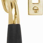 Raamboompje TIMELESS RB-1932 Links Messing Ongelakt/Ebbenhout