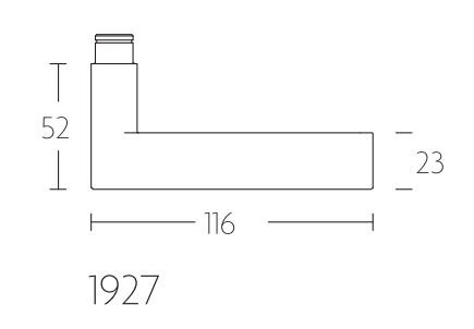 Deurklink TIMELESS 1927MRR50 mat nikkel - Afbeelding 3