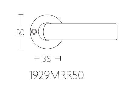 Deurklink TIMELESS 1929MRR50 mat nikkel - Afbeelding 2
