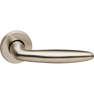 Gatdeel Rechts Deurkruk sigaar op rozet nikkel mat