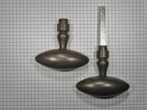 Set deurkrukken ijzer geroest