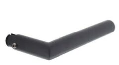 Gatdeel Deurkruk Jura Hoek 90° RVS/Mat Zwart