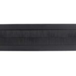 Tochtwering Ovaal RVS/Mat Zwart