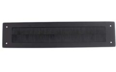 Tochtwering Rechthoekig RVS/Mat Zwart