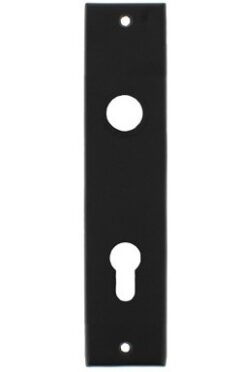 Kortschild Rechthoekig PC55 mat zwart