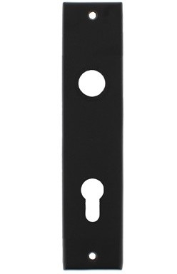 Kortschild Rechthoekig PC55 mat zwart