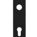 Kortschild Rechthoekig PC72 mat zwart