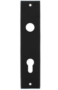 Kortschild Rechthoekig PC72 mat zwart