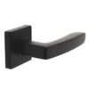 Deurkruk Minos Op Vierkant Rozet Mat Zwart