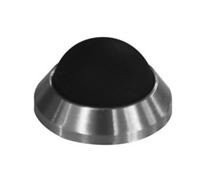 Deurstop Bol 20 mm Wandmontage RVS
