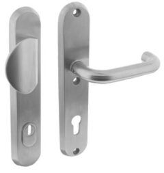 Veiligheidsbeslag PC92 met kerntrek beveiliging geveerd greep/kruk SKG3 RVS PC92