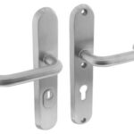 Veiligheidsbeslag PC72 met kerntrek beveiliging geveerd kruk/kruk SKG3 RVS