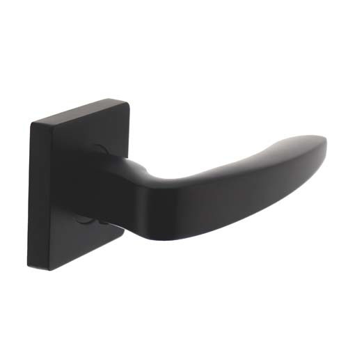 Deurkruk Zeus Op Vierkant Rozet Mat Zwart