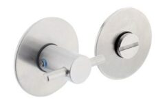 WC-sluiting 8 mm Renovatie Zelfklevend Rond Plat 55x2 mm RVS