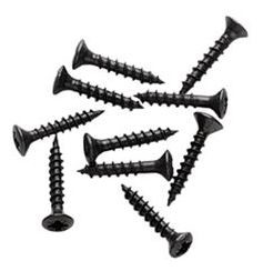 25 Houtschroeven Zwart 3,5X20MM