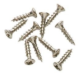 25 Houtschroeven Chroom/Nikkel 3,5X20MM