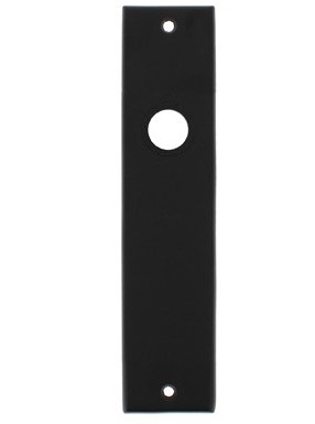 Kortschild Rechthoekig WC57/5 mat zwart