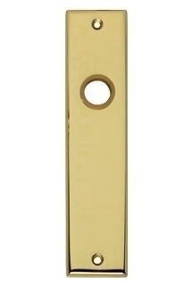 Intersteel renovatie kortschild WC63/8 mm messing gelakt