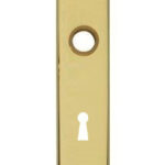 Renovatie kortschild SL72 mm messing gelakt