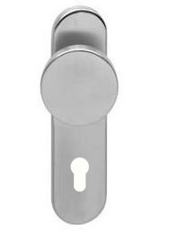 Knopschild Brandvertragend PC72 9 mm Stift RVS