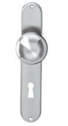 Knopschild ovaal 220x41 mm SL72 RVS