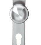 Knopschild ovaal 220x41 mm PC72 RVS