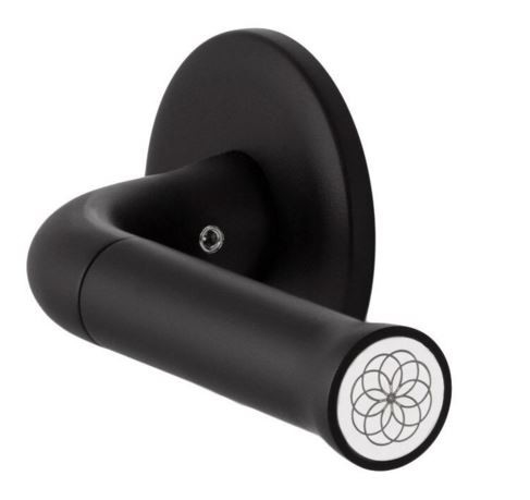 Deurklink NOUR EV101/64 op rozet mat zwart - Afbeelding 2